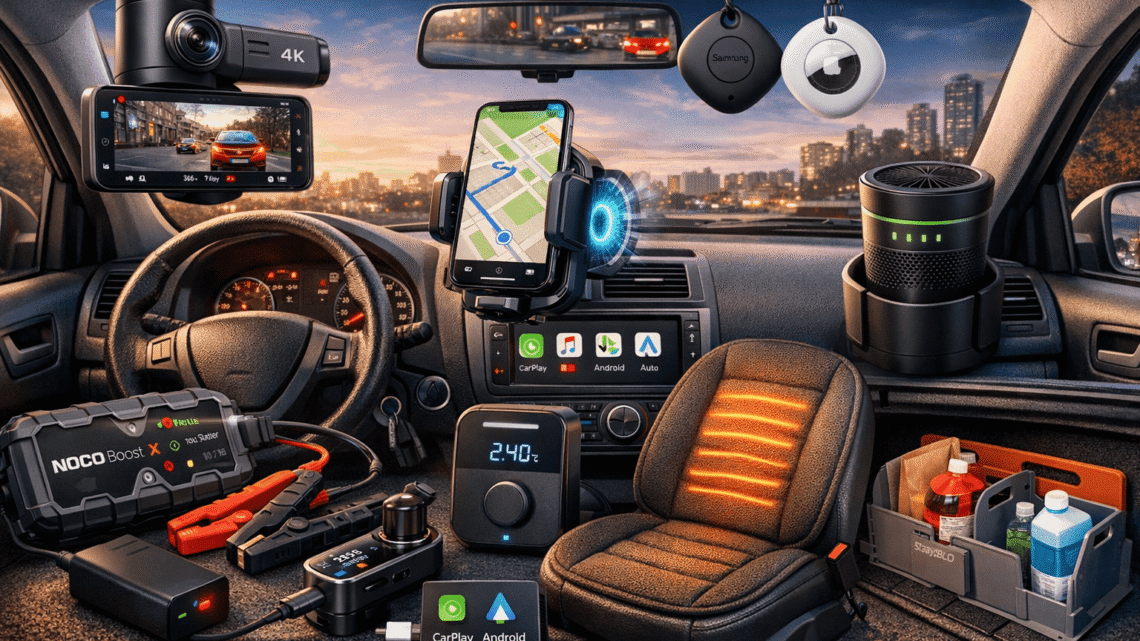 10 gadżetów do auta na 2026 rok. Zrób „technologiczny lifting” za grosze