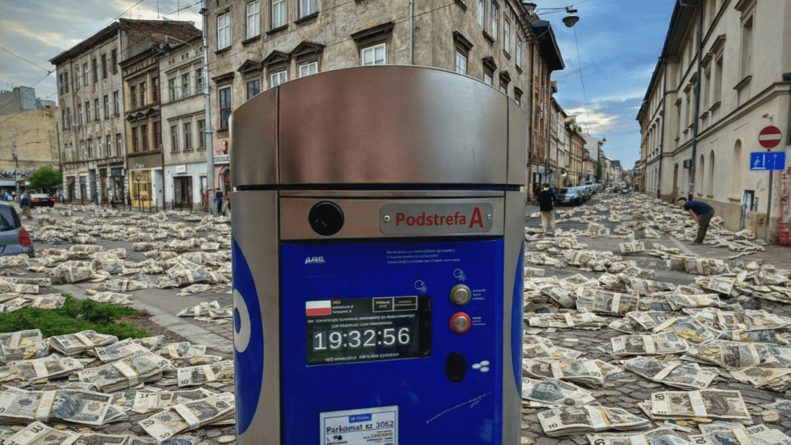 Pół miliarda złotych z krakowskiej strefy parkowania. Twarde dane obnażają niespełnione obietnice magistratu